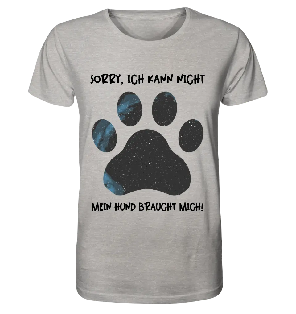 Real star map as a dog paw + text • Dog • Unisex Premium T-Shirt XS-5XL made of organic cotton for women &amp; men • Exclusive design • personalized