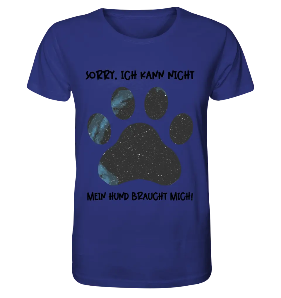 Real star map as a dog paw + text • Dog • Unisex Premium T-Shirt XS-5XL made of organic cotton for women &amp; men • Exclusive design • personalized