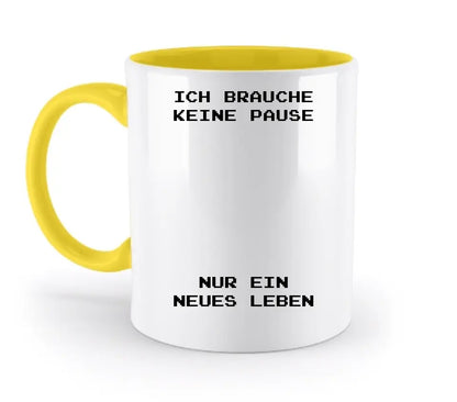 Echte Sternkarte als Controller + Text • zweifarbige Tasse  • Exklusivdesign • personalisiert