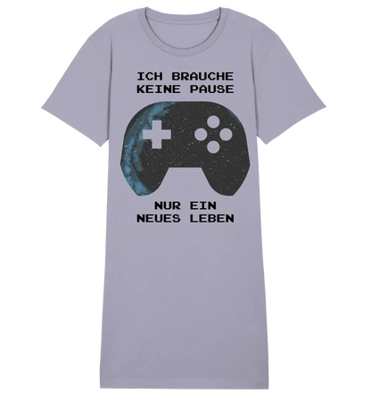 Echte Sternkarte als Controller + Text • Ladies Premium T-Shirt Kleid aus Bio-Baumwolle S-2XL  • Exklusivdesign • personalisiert