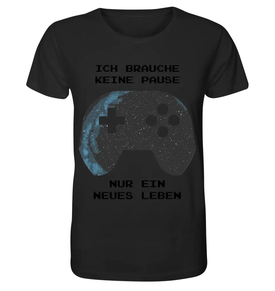 Echte Sternkarte als Controller + Text • Unisex Premium T-Shirt XS-5XL aus Bio-Baumwolle für Damen & Herren • Exklusivdesign • personalisiert