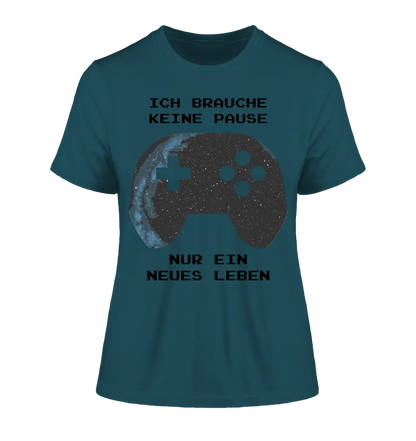 Echte Sternkarte als Controller + Text • Ladies Premium T-Shirt XS-2XL aus Bio-Baumwolle für Damen • Exklusivdesign • personalisiert