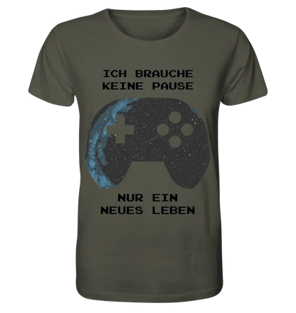 Echte Sternkarte als Controller + Text • Unisex Premium T-Shirt XS-5XL aus Bio-Baumwolle für Damen & Herren • Exklusivdesign • personalisiert