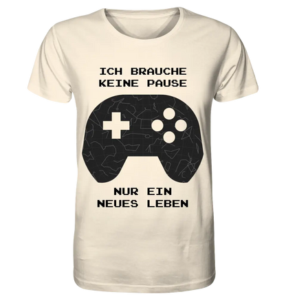 Echte Sternkarte als Controller + Text • Unisex Premium T-Shirt XS-5XL aus Bio-Baumwolle für Damen & Herren • Exklusivdesign • personalisiert