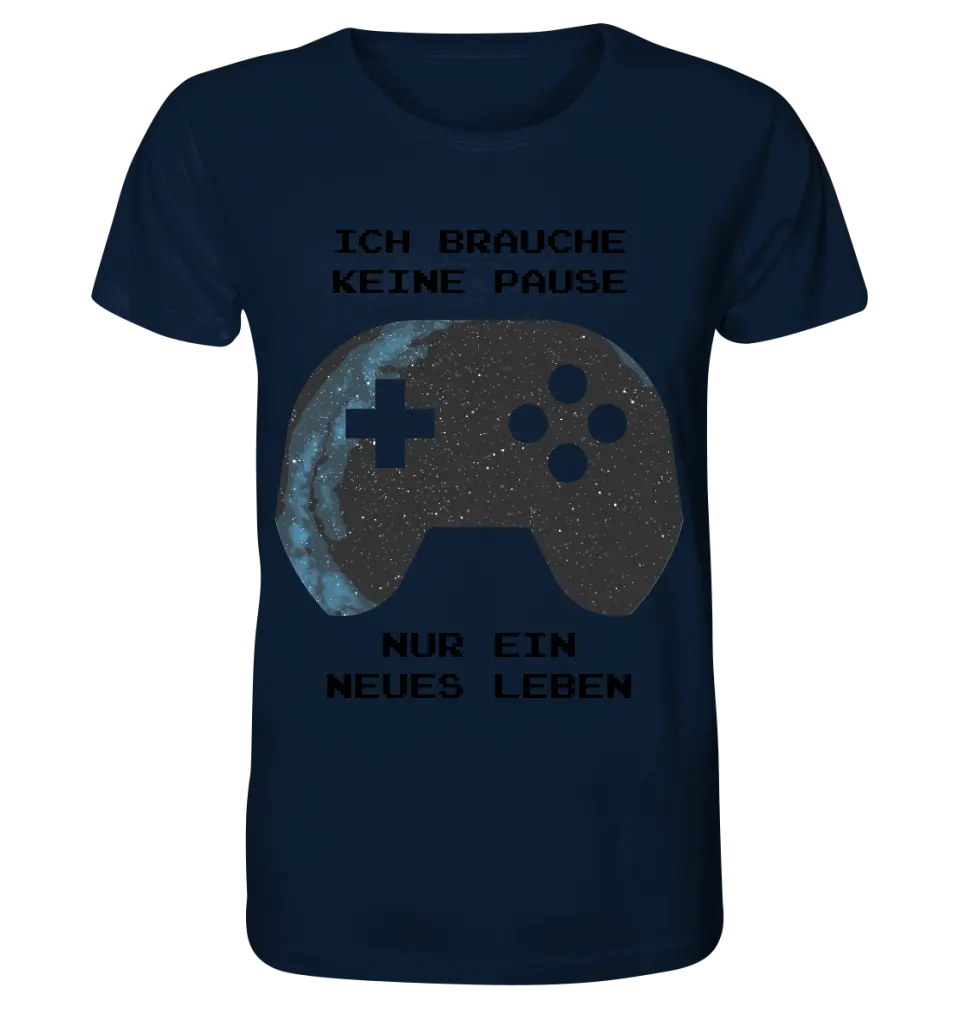 Echte Sternkarte als Controller + Text • Unisex Premium T-Shirt XS-5XL aus Bio-Baumwolle für Damen & Herren • Exklusivdesign • personalisiert