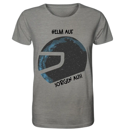 Real star map as helmet + text • Unisex premium T-shirt XS-5XL made of organic cotton for women &amp; men • Exclusive design • personalized