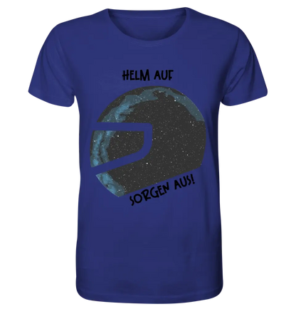 Real star map as helmet + text • Unisex premium T-shirt XS-5XL made of organic cotton for women &amp; men • Exclusive design • personalized