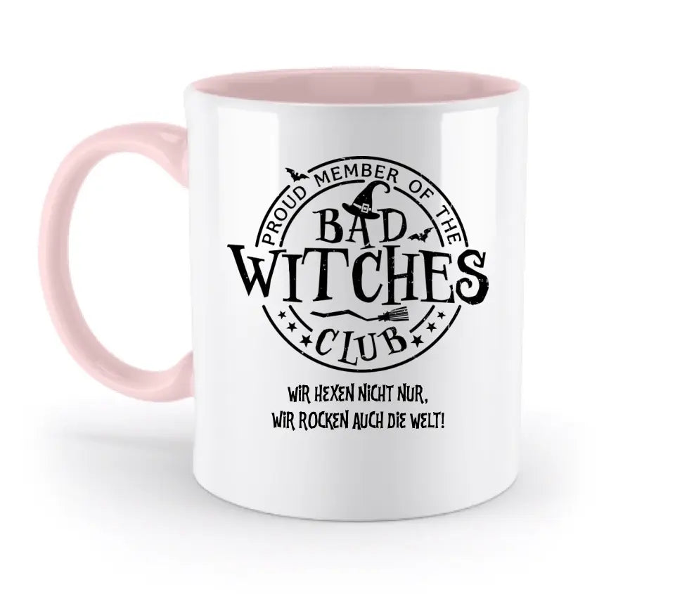 BAD WITCHES CLUB + text • Halloween • two-tone mug • exclusive design • personalized