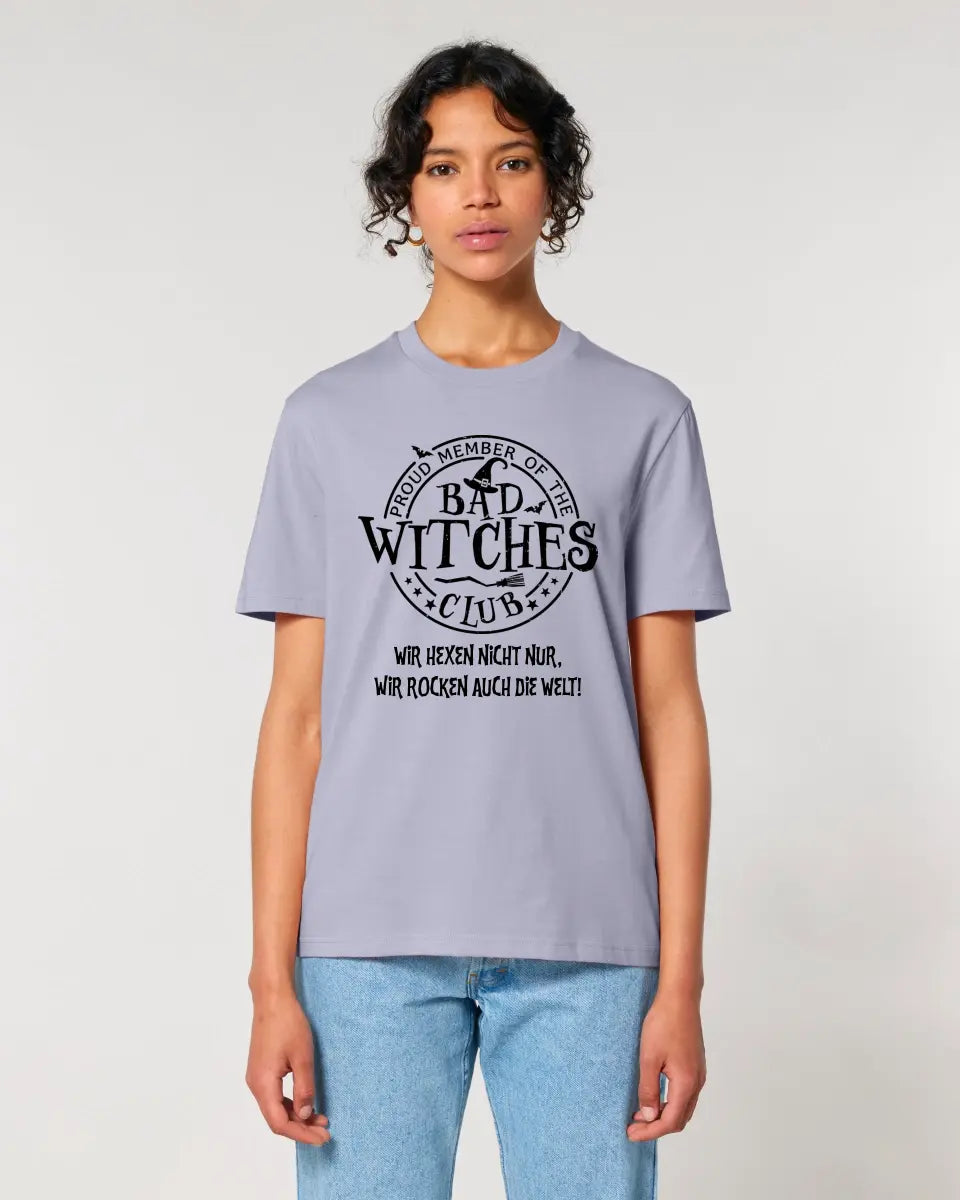 BAD WITCHES CLUB + Text • Halloween • Unisex Premium T-Shirt XS-5XL made of organic cotton for women &amp; men • Exclusive design • personalized