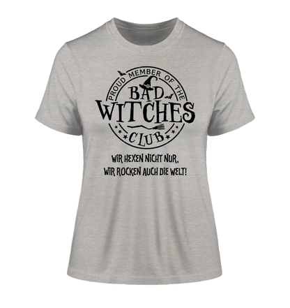 BAD WITCHES CLUB + Text • Halloween • Ladies Premium T-Shirt XS-2XL made of organic cotton for women • Exclusive design • personalized