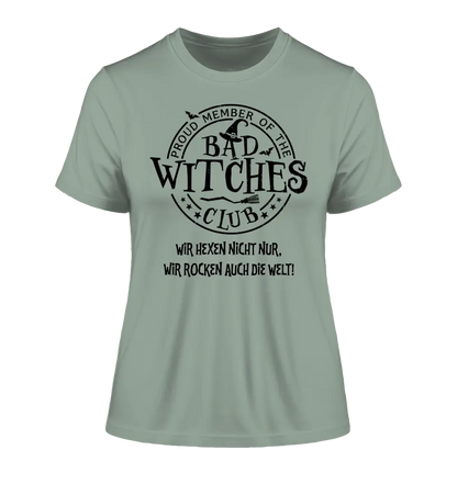 BAD WITCHES CLUB + Text • Halloween • Ladies Premium T-Shirt XS-2XL made of organic cotton for women • Exclusive design • personalized