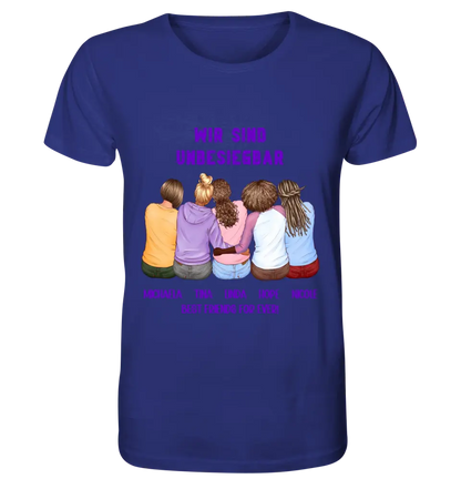 5in1: Design 2-5 girlfriends - Unisex Premium T-Shirt XS-5XL made of organic cotton for women &amp; men