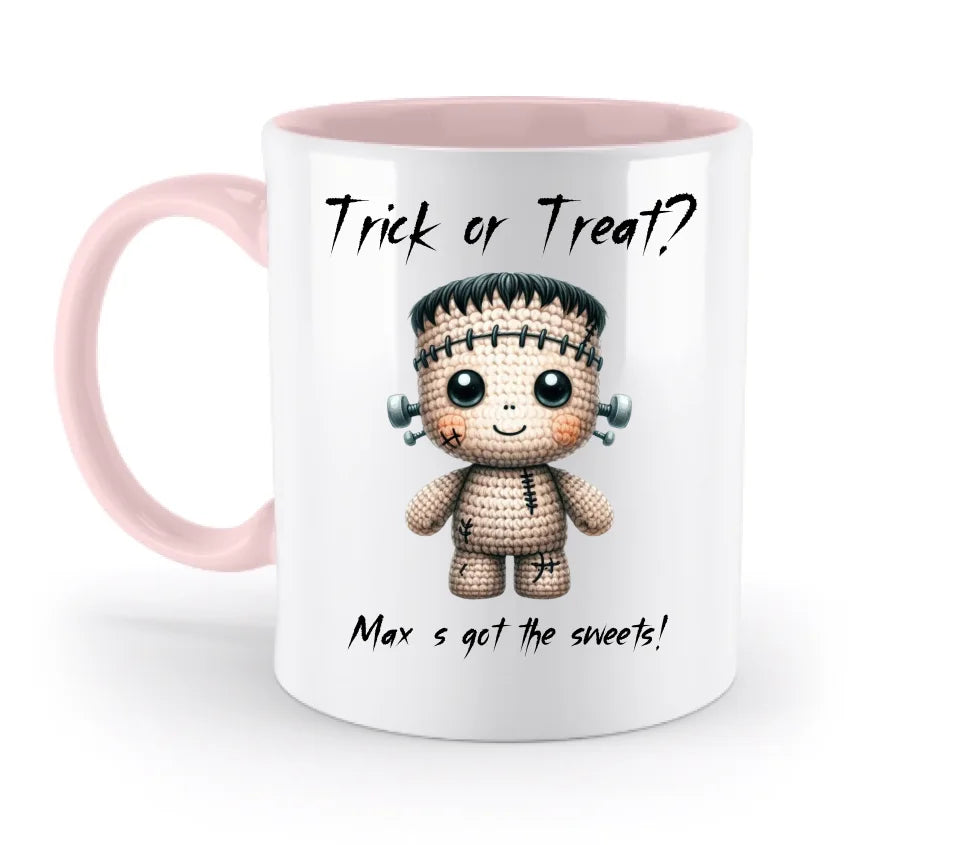 Cute Halloween • Wähle aus 20 Designs + Text • zweifarbige Tasse  • Exklusivdesign • personalisiert