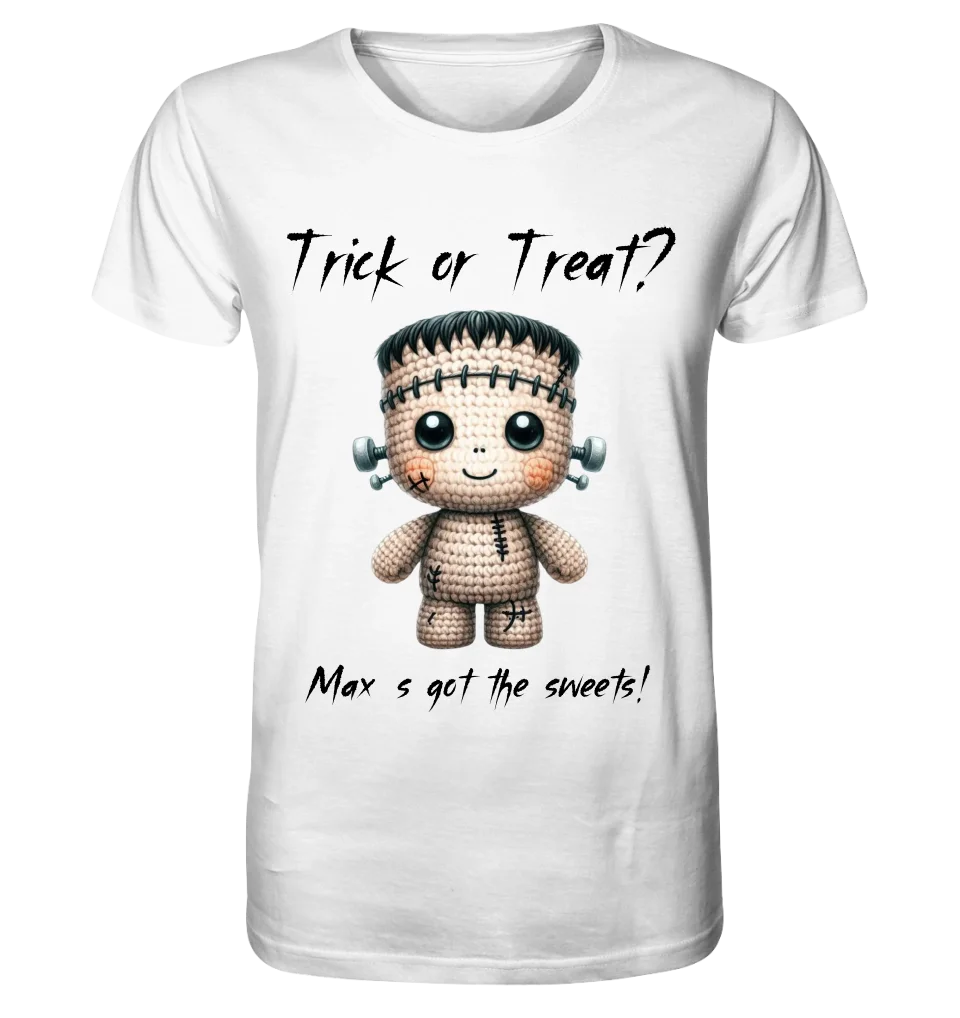 Cute Halloween • Wähle aus 20 Designs + Text • Unisex Premium T-Shirt XS-5XL aus Bio-Baumwolle für Damen & Herren • Exklusivdesign • personalisiert