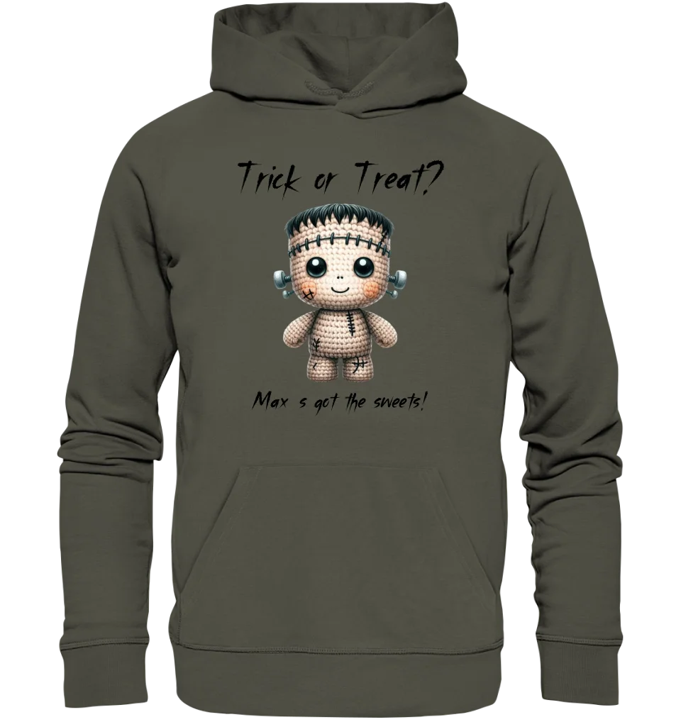 Cute Halloween • Wähle aus 20 Designs + Text • Unisex Premium Hoodie XS-5XL aus Bio-Baumwolle für Damen & Herren  • Exklusivdesign • personalisiert