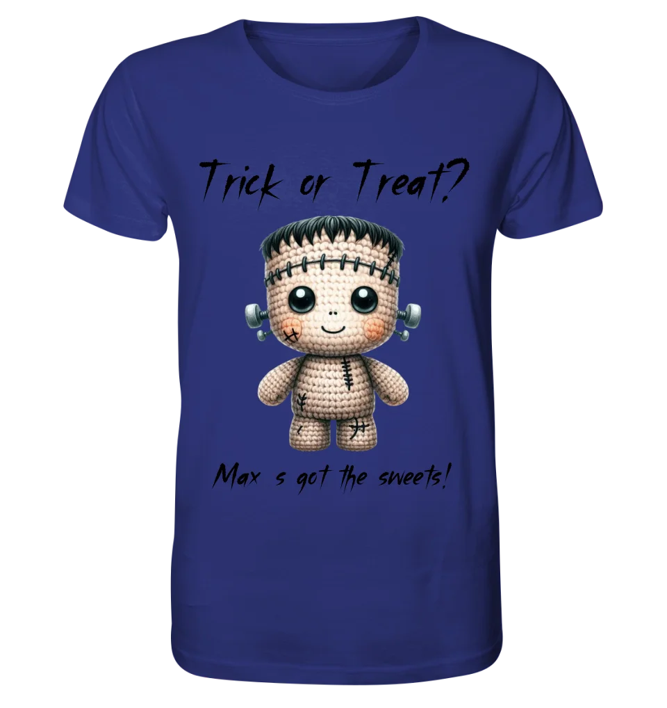 Cute Halloween • Wähle aus 20 Designs + Text • Unisex Premium T-Shirt XS-5XL aus Bio-Baumwolle für Damen & Herren • Exklusivdesign • personalisiert