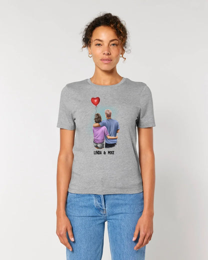 Couple Creator Ballon Love • Liebe • Beziehung • Paar Designer • Ladies Premium T-Shirt XS-2XL aus Bio-Baumwolle für Damen • Exklusivdesign • personalisiert • Motivauswahl • personalisierbar