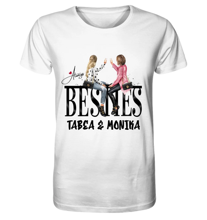 Girls on Text (Besties) • Unisex Premium T-Shirt XS-5XL made of organic cotton for women &amp; men • Exclusive design • personalized