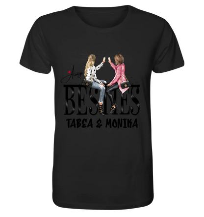 Girls on Text (Besties) • Unisex Premium T-Shirt XS-5XL aus Bio-Baumwolle für Damen & Herren • Exklusivdesign • personalisiert