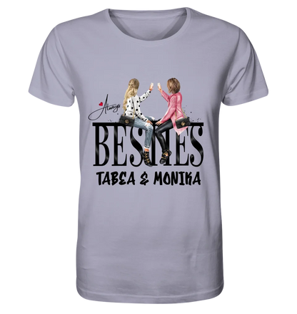 Girls on Text (Besties) • Unisex Premium T-Shirt XS-5XL aus Bio-Baumwolle für Damen & Herren • Exklusivdesign • personalisiert