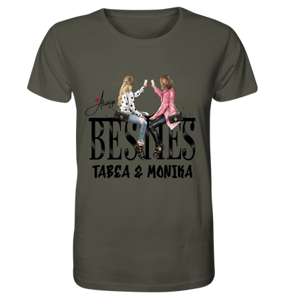 Girls on Text (Besties) • Unisex Premium T-Shirt XS-5XL made of organic cotton for women &amp; men • Exclusive design • personalized