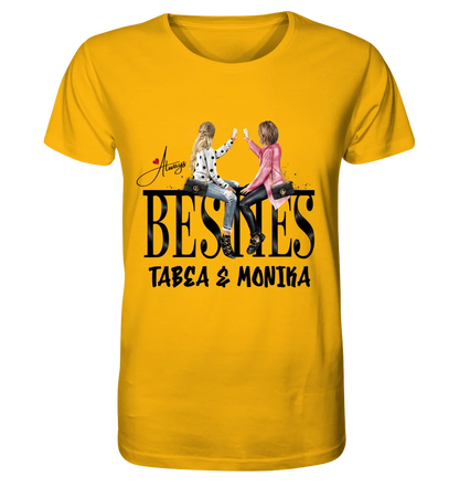 Girls on Text (Besties) • Unisex Premium T-Shirt XS-5XL aus Bio-Baumwolle für Damen & Herren • Exklusivdesign • personalisiert