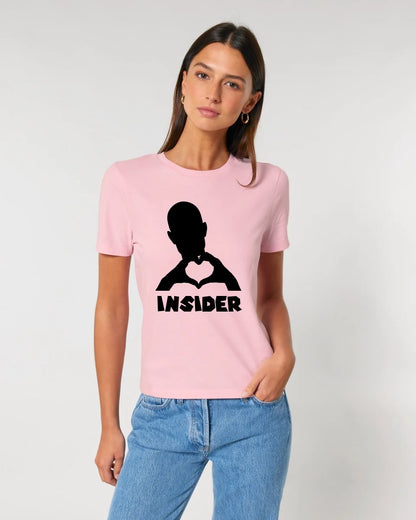 Keine Frage, ich liebe Dich auch! • Insider • personalisierter Text • Ladies Premium T-Shirt XS-2XL aus Bio-Baumwolle für Damen • Exklusivdesign • personalisiert • Motivauswahl • personalisierbar