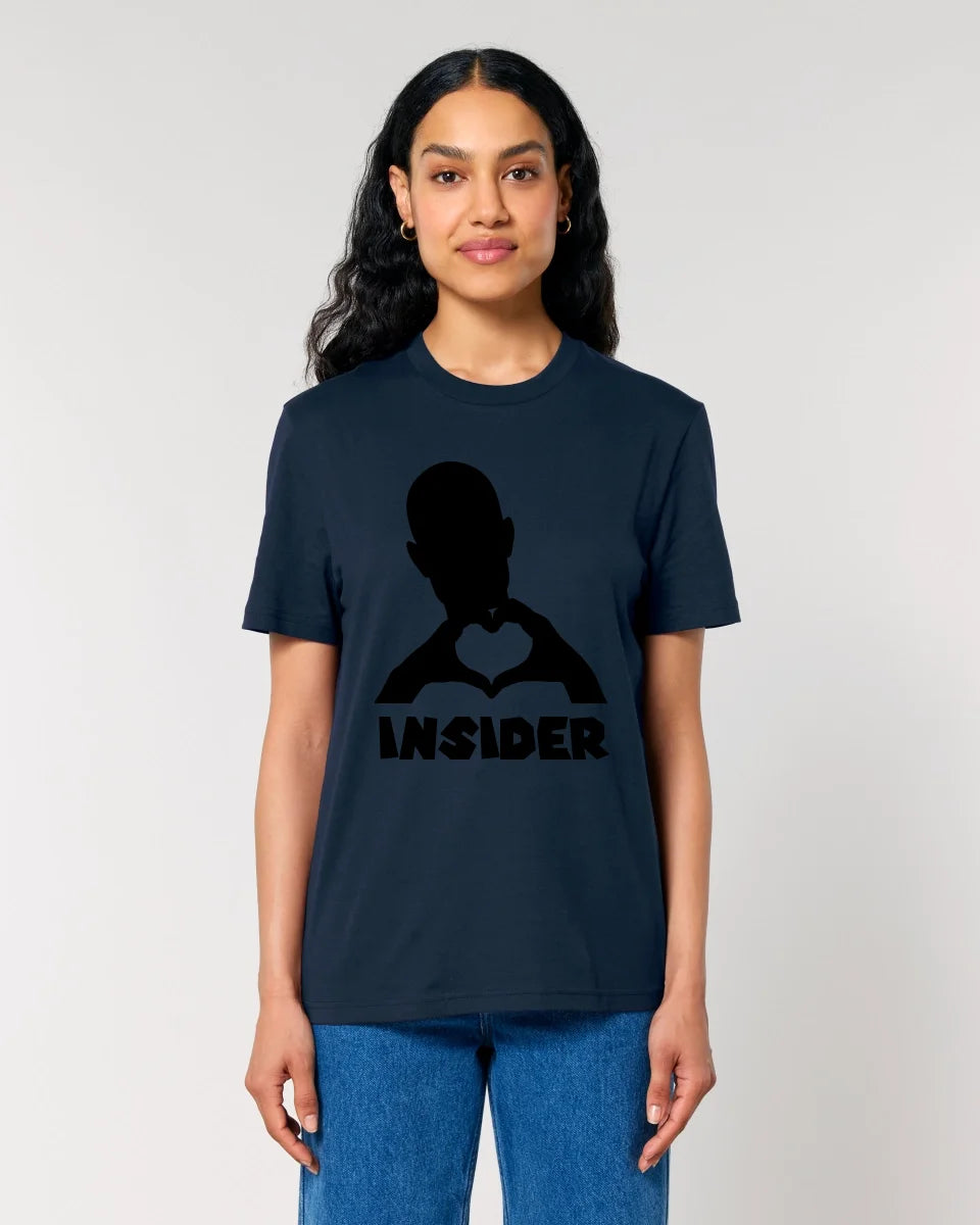 Keine Frage, ich liebe Dich auch! • Insider • personalisierter Text • Unisex Premium T-Shirt XS-5XL aus Bio-Baumwolle für Damen & Herren • Exklusivdesign • personalisiert