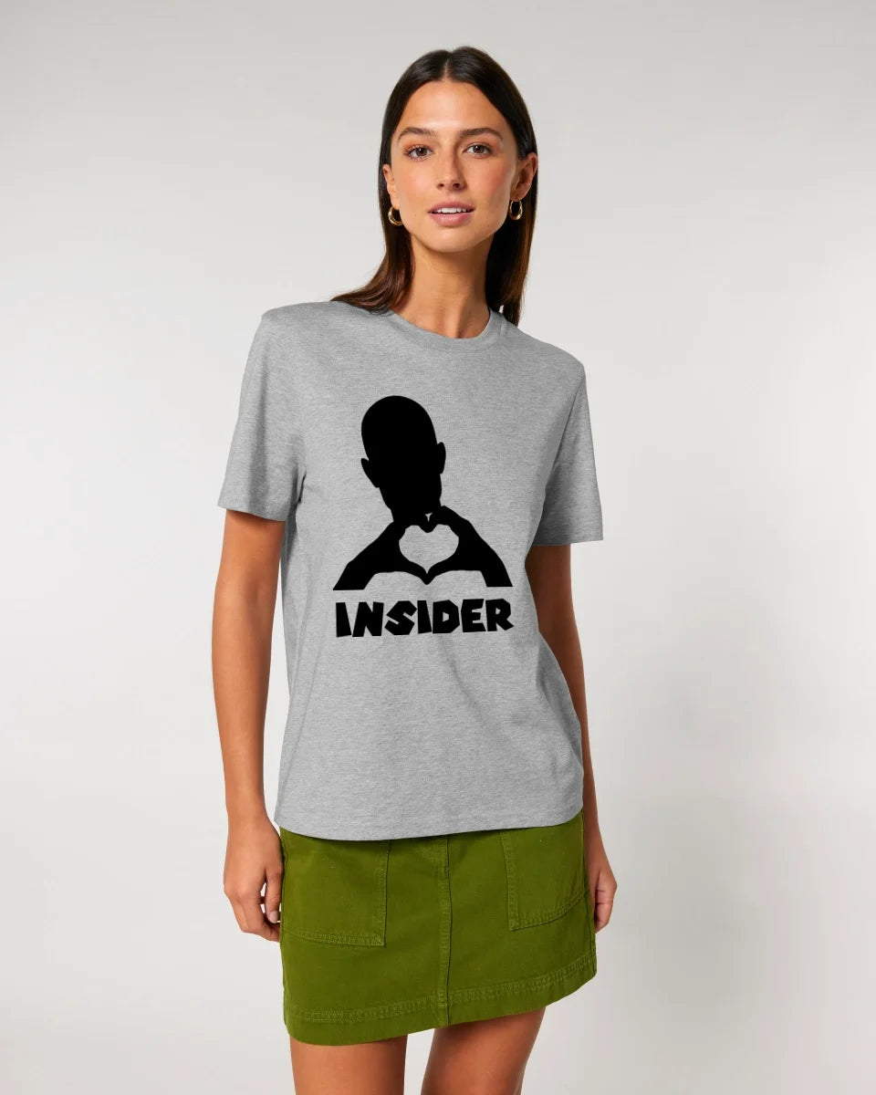 Keine Frage, ich liebe Dich auch! • Insider • personalisierter Text • Unisex Premium T-Shirt XS-5XL aus Bio-Baumwolle für Damen & Herren • Exklusivdesign • personalisiert