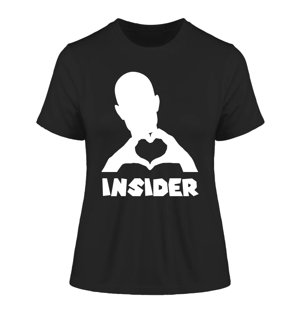 Keine Frage, ich liebe Dich auch! • Insider White • personalisierter Text • Ladies Premium T-Shirt XS-2XL aus Bio-Baumwolle für Damen • Exklusivdesign • personalisiert • Motivauswahl • personalisierbar copy