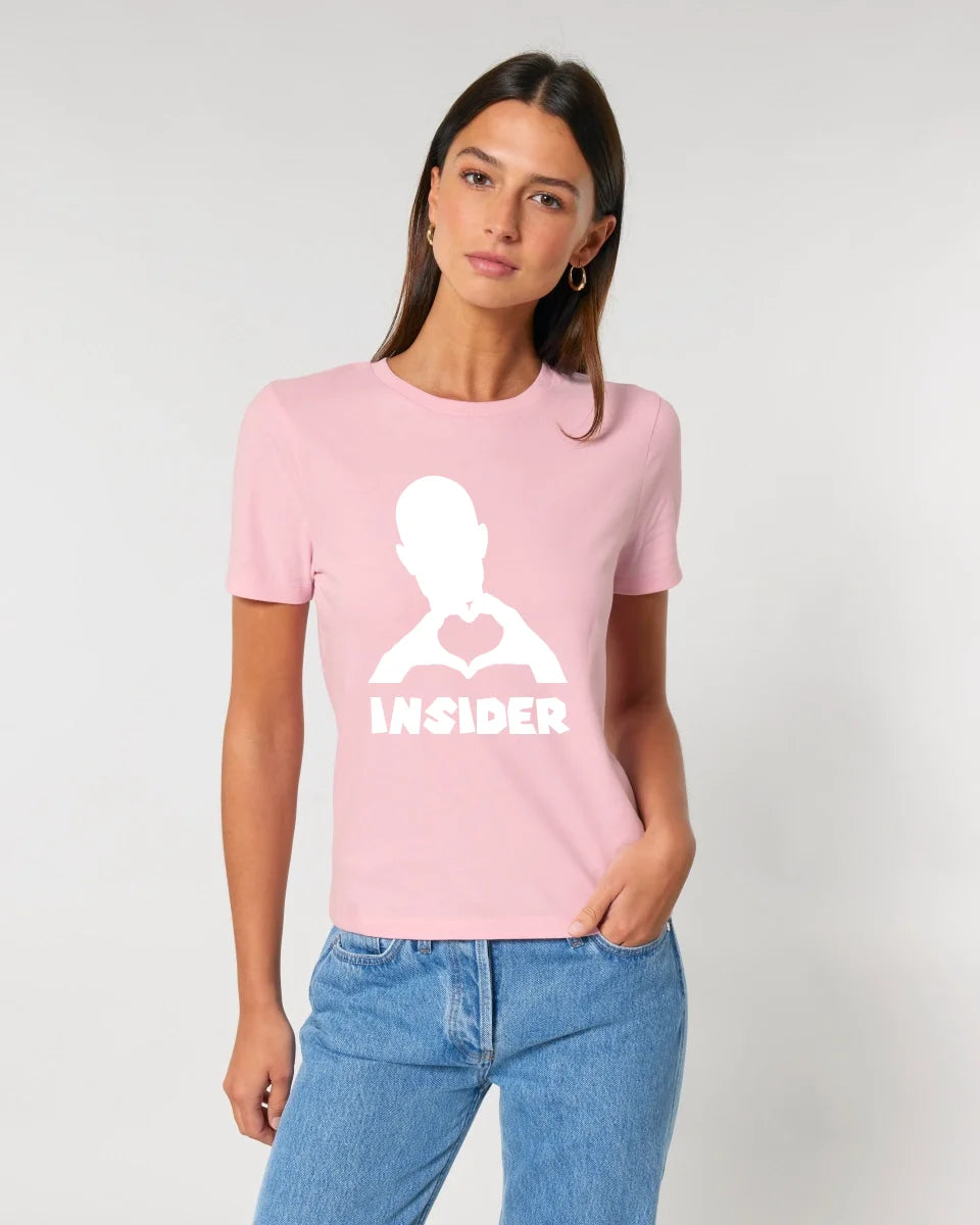 Keine Frage, ich liebe Dich auch! • Insider White • personalisierter Text • Ladies Premium T-Shirt XS-2XL aus Bio-Baumwolle für Damen • Exklusivdesign • personalisiert • Motivauswahl • personalisierbar copy