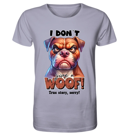 Woof! • Dog • Unisex Premium T-Shirt XS-5XL made of organic cotton for women &amp; men • Exclusive design • personalized