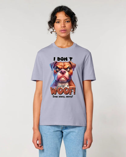 Woof! • Dog • Unisex Premium T-Shirt XS-5XL made of organic cotton for women &amp; men • Exclusive design • personalized