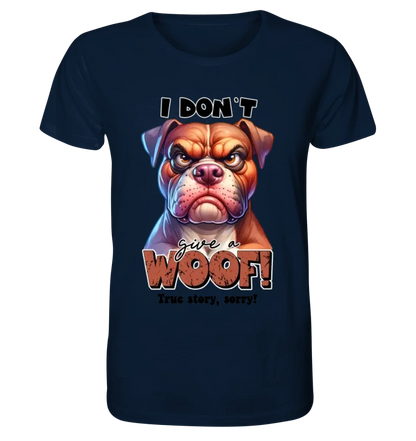 Woof! • Dog • Unisex Premium T-Shirt XS-5XL made of organic cotton for women &amp; men • Exclusive design • personalized