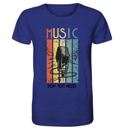 Music • Sing • Mic • Unisex Premium T-Shirt XS-5XL aus Bio-Baumwolle für Herren & Damen • personalisiert • Motivprodukt