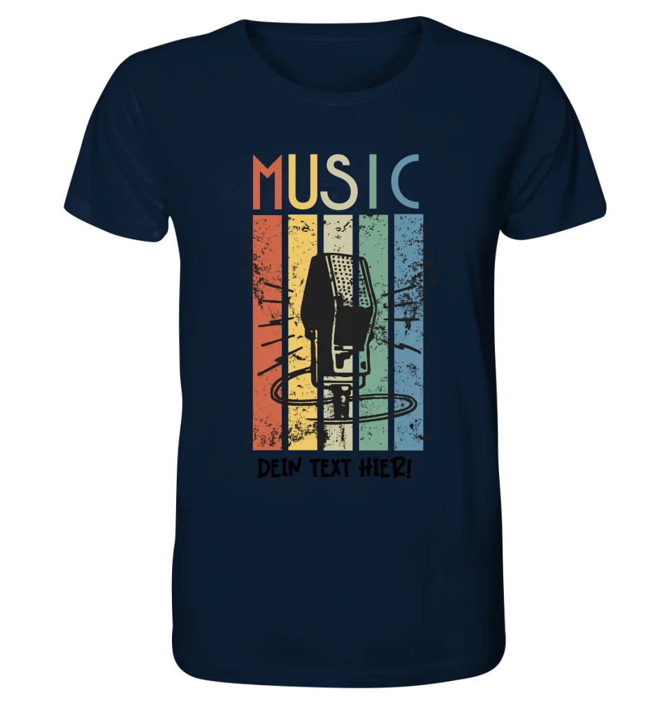 Music • Sing • Mic • Unisex Premium T-Shirt XS-5XL made of organic cotton for men &amp; women • personalized • motif product