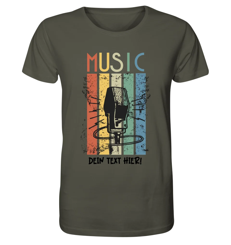 Music • Sing • Mic • Unisex Premium T-Shirt XS-5XL made of organic cotton for men &amp; women • personalized • motif product