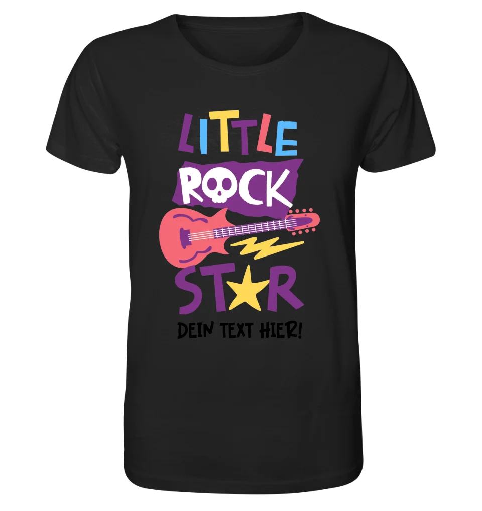 Little Rock Star 2 Motive wählbar • Unisex Premium T-Shirt XS-5XL aus Bio-Baumwolle für Herren & Damen • personalisiert • Motivprodukt