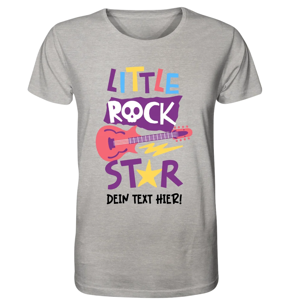 Little Rock Star 2 Motive wählbar • Unisex Premium T-Shirt XS-5XL aus Bio-Baumwolle für Herren & Damen • personalisiert • Motivprodukt