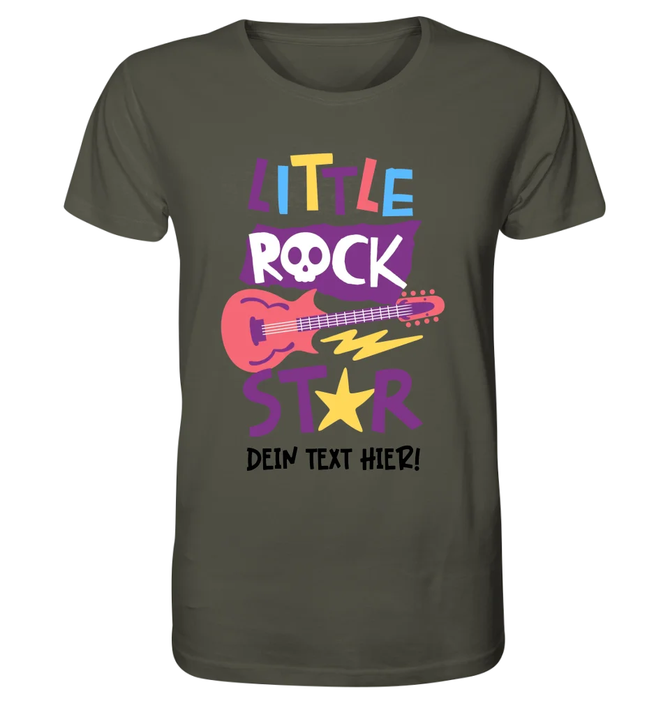 Little Rock Star (2 Motive wählbar)  • Unisex Premium T-Shirt XS-5XL aus Bio-Baumwolle für Herren & Damen • personalisiert • Motivprodukt