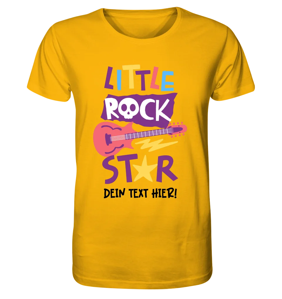 Little Rock Star 2 Motive wählbar • Unisex Premium T-Shirt XS-5XL aus Bio-Baumwolle für Herren & Damen • personalisiert • Motivprodukt