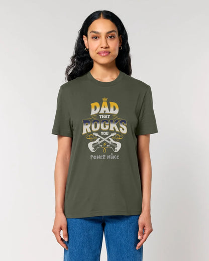 Dad that rocks you • Unisex Premium T-Shirt XS-5XL made of organic cotton for men &amp; women • personalized • motif product