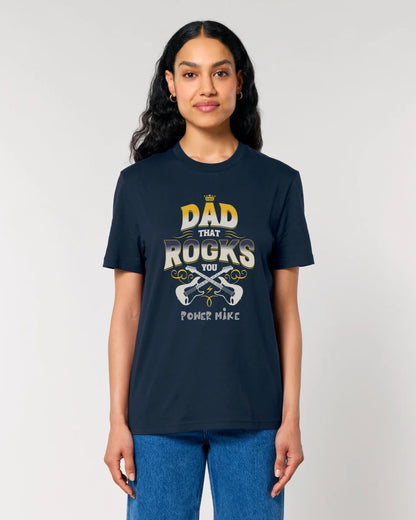 Dad that rocks you • Unisex Premium T-Shirt XS-5XL aus Bio-Baumwolle für Herren & Damen • personalisiert • Motivprodukt