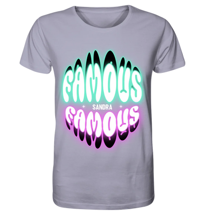 FAMOUS + Name • personalized text • Unisex Premium T-Shirt XS-5XL made of organic cotton for women &amp; men • Exclusive design • personalized