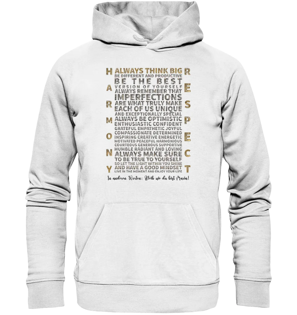 Always inspire • Unisex premium hoodie XS-5XL made of organic cotton for women &amp; men • Exclusive design • personalized