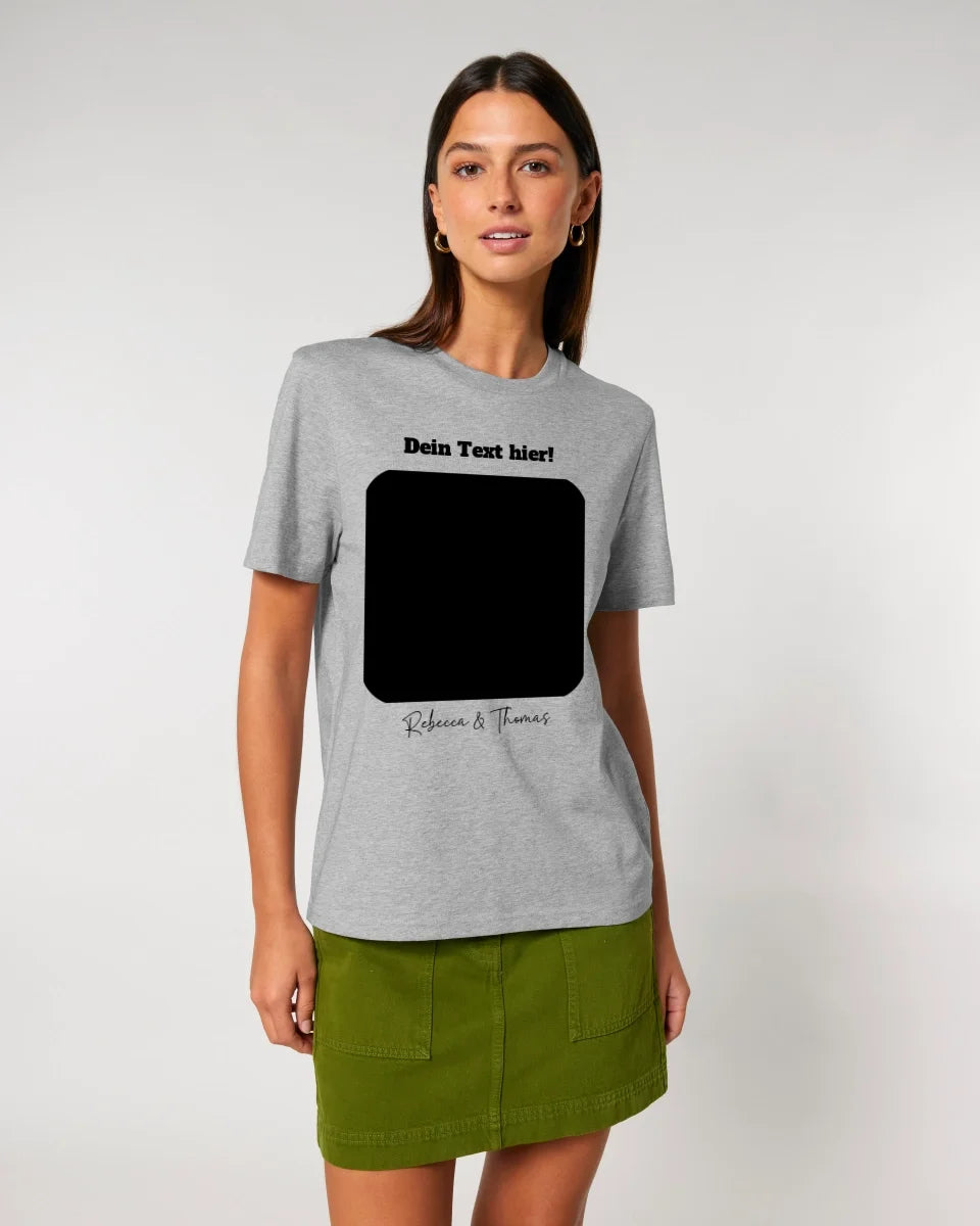 Your picture in square form (customizable) - Unisex Premium T-Shirt XS-5XL made of organic cotton for women &amp; men • Photo gift • personalized