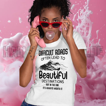 Beautiful destinations • Ladies Premium T-Shirt XS-2XL aus Bio-Baumwolle für Damen • Exklusivdesign • personalisiert