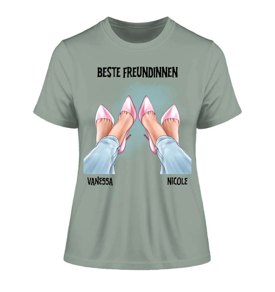 Best Friends Legs • Ladies Premium T-Shirt XS-2XL made of organic cotton for women • Exclusive design • personalized