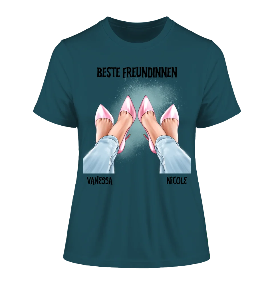 Best Friends Legs • Ladies Premium T-Shirt XS-2XL made of organic cotton for women • Exclusive design • personalized