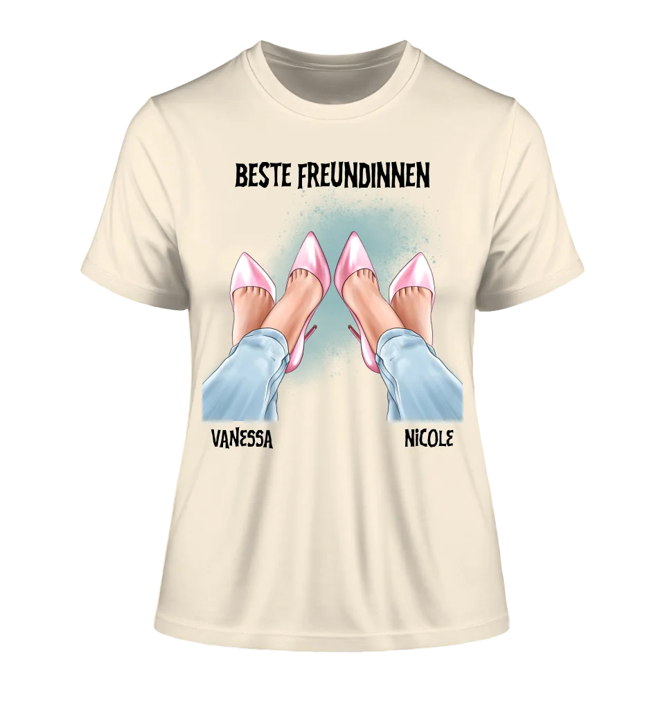 Best Friends Legs • Ladies Premium T-Shirt XS-2XL made of organic cotton for women • Exclusive design • personalized